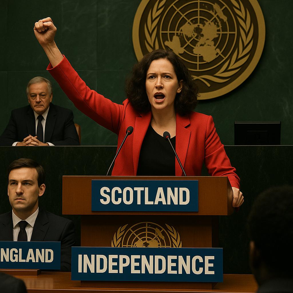 Scotland’s decolonisation starting at <a href="/UN/">United Nations</a>. Secretary-General <a href="/antonioguterres/">António Guterres</a> officially notified. Scotland will join with all formerly colonised nations to unite against the English colonial oppressor. Freedom for Scotland. Alba gu bràth. 🏴󠁧󠁢󠁳󠁣󠁴󠁿