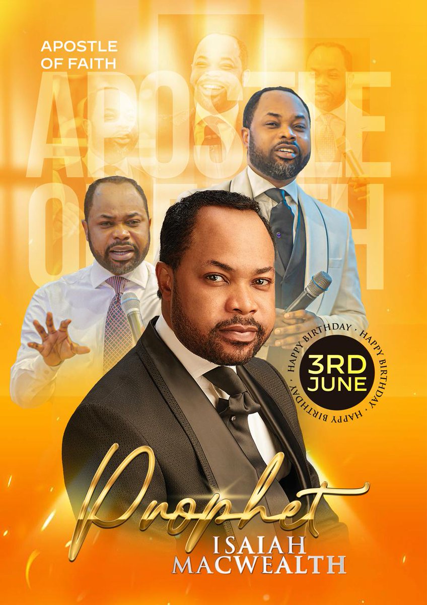 UNTO US A PROPHET IS GIVEN
We join millions to celebrate a GENERAL in our time, a PROPHET, TEACHER, MENTOR, and FATHER. Thank you for shaping lives through the revelation of God’s Word.

We wish you a HAPPY BIRTHDAY and pray God uses you even more mightily in Jesus’ name, Amen
