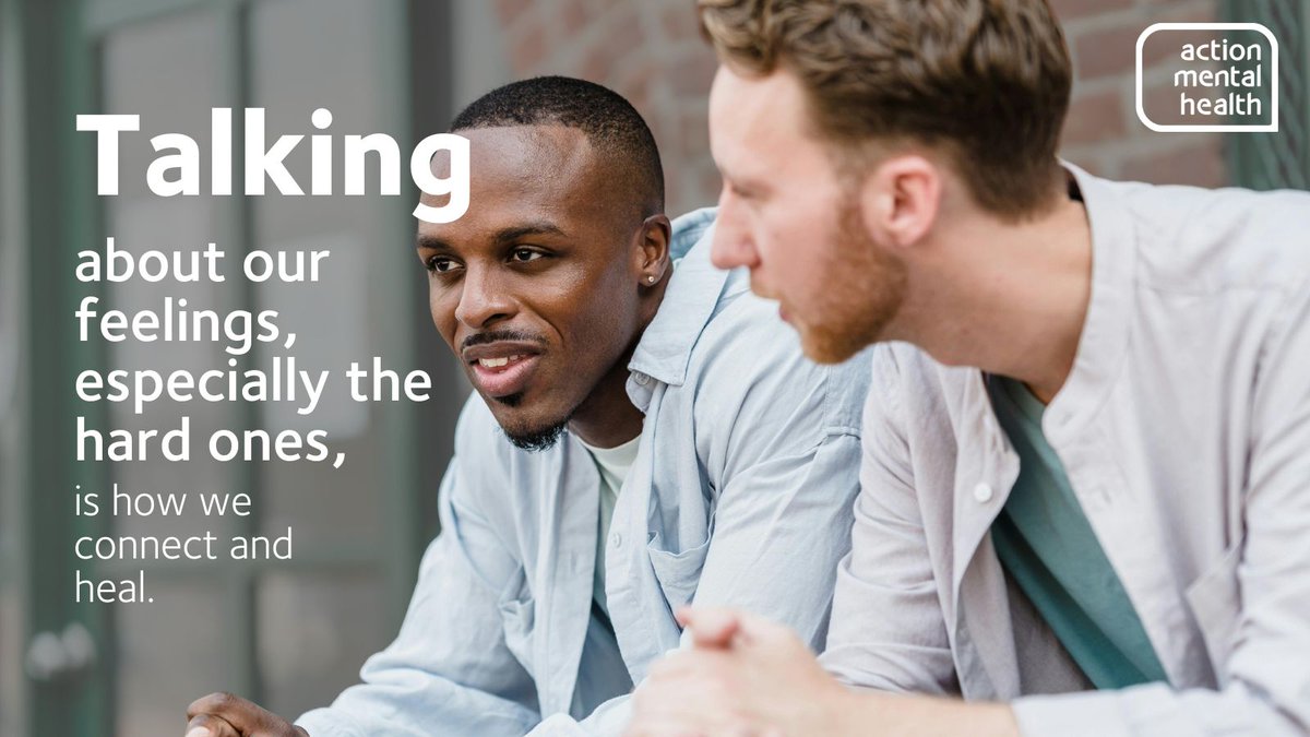 Sometimes the most healing thing that we can do is talk. Talking to friends, family or experts like Action Mental Health, can help to take the weight off your shoulders💜 #MentalHealthSupport