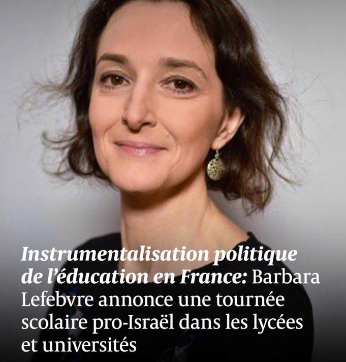 Pas un mot d’Elisabeth Borne pour l’instant concernant cette ignoble provocation de cette propagandiste de l’extermination des palestiniens.
La ministre préfère suspendre une enseignante dont le « crime » est d’avoir observé une minute de silence pour Gaza. 
Ce gouvernement aura