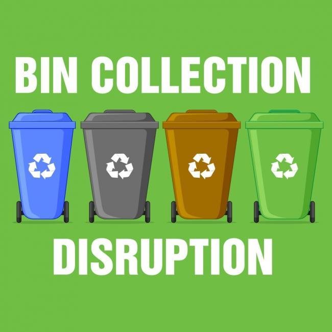OrloPolice's tweet photo. Due to the recent strike action, some bin collections were missed. If we didn't get to you, please leave your bin out whilst our crews catch up. Thank you for your patience. https://t.co/fuAt3eJANE