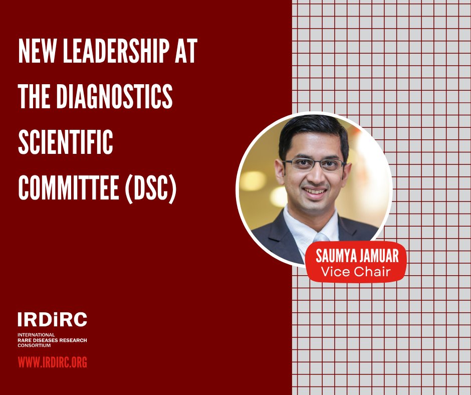 📢 Exciting news! Saumya Jamuar (@SingHealthDuke) has been elected Vice Chair of the IRDiRC Diagnostics Scientific Committee! 🧬👏

A leader in rare genetic disorders, Saumya brings deep expertise to the role. Welcome aboard! 🌍💡

🔗 irdirc.org/dsc/

#RareDisease #IRDiRC