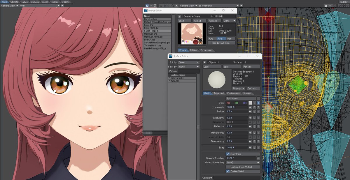 DJOinari's tweet image. キャラクター制作のお仕事減ったけど、頑張ってさがしてみる　#Lightwave3D