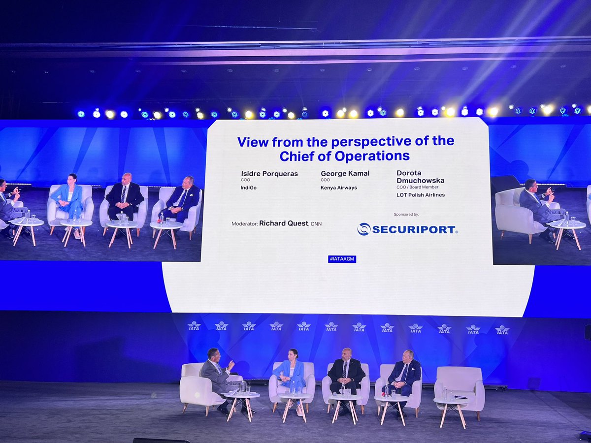 IATA (@iata) on Twitter photo “Spare engines are king 👑 — and there aren’t enough to go around.” – COO <a href="/LOTAirlinesUS/">LOT Polish Airlines</a>
✈️COOs say engine shortages are the biggest operational threat. Why❓
OEMs have tightened usage limits to drive efficiency — but some
engines are falling short of expected life.
#IATAAGM “Spare engines are king 👑 — and there aren’t enough to go around.” – COO <a href="/LOTAirlinesUS/">LOT Polish Airlines</a>
✈️COOs say engine shortages are the biggest operational threat. Why❓
OEMs have tightened usage limits to drive efficiency — but some
engines are falling short of expected life.
#IATAAGM