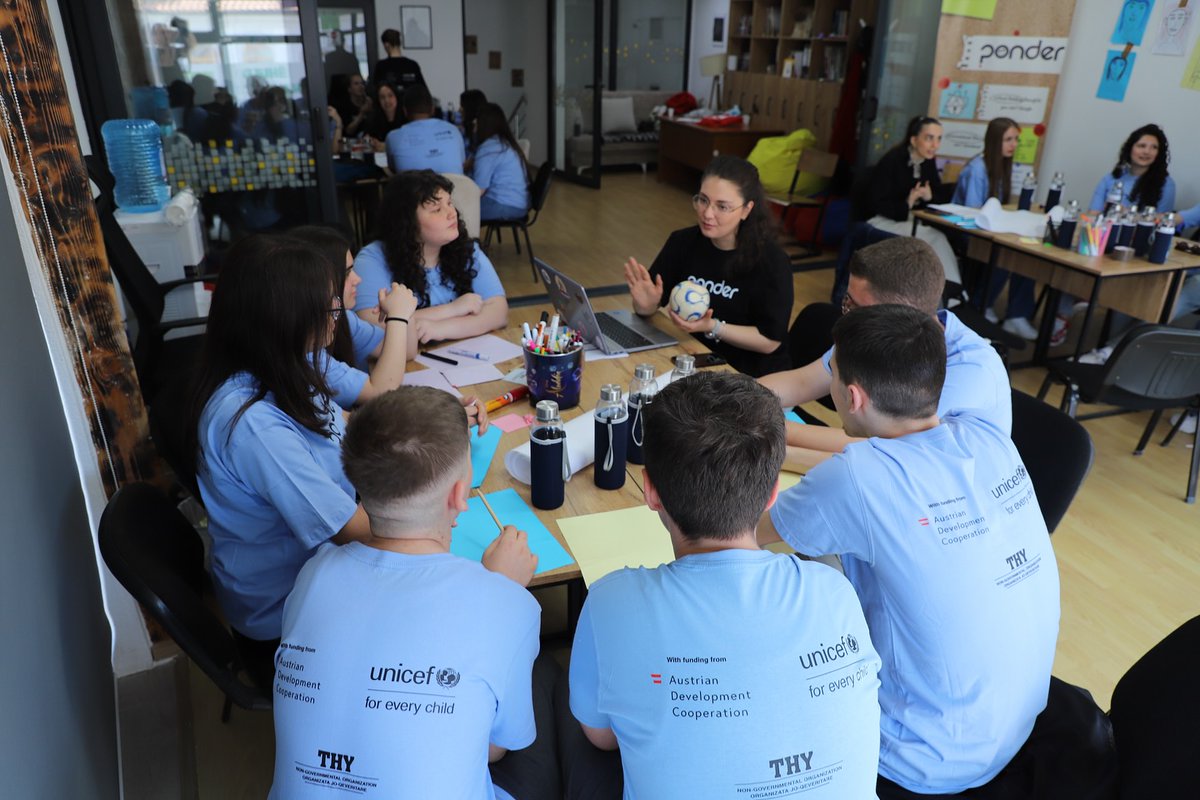 UNICEF Kosovo Programme (@unicefkosovo) on Twitter photo 🧠Thanks to the support of 🇦🇹<a href="/ADCinKosovo/">ADC in Kosovo</a>, young people in Kosovo are gaining critical thinking skills through #PONDER — learning to question, analyze & navigate media with confidence. Now more than ever, media literacy empowers them to challenge bias & think independently. 💬📲 🧠Thanks to the support of 🇦🇹<a href="/ADCinKosovo/">ADC in Kosovo</a>, young people in Kosovo are gaining critical thinking skills through #PONDER — learning to question, analyze & navigate media with confidence. Now more than ever, media literacy empowers them to challenge bias & think independently. 💬📲