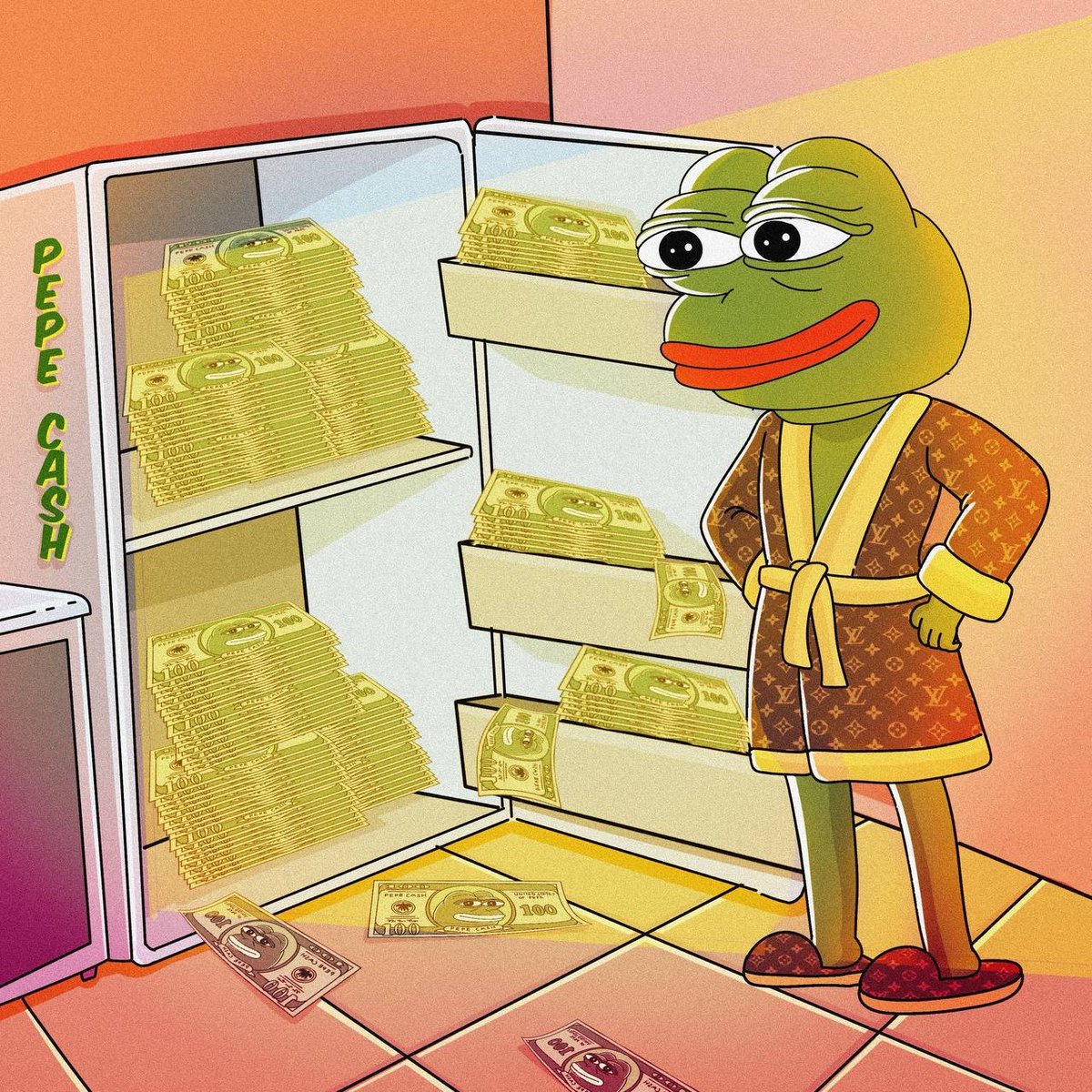 pepecashoneth's tweet photo. PepeCash is here to stay! #PEPECASH https://t.co/DuiYH3763N