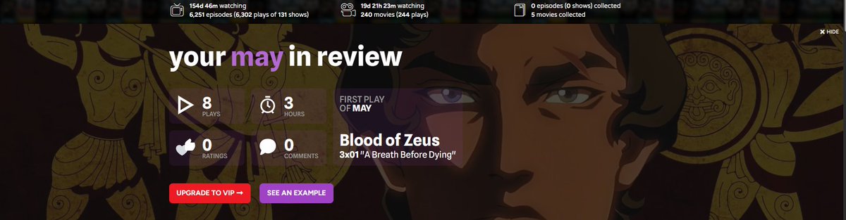 Lord Milutin (@milutinmujovic) on Twitter photo The only thing I watched in May, and you should too if you haven't already!
<a href="/BloodofZeus/">BLOOD OF ZEUS (Official Page)</a> The only thing I watched in May, and you should too if you haven't already!
<a href="/BloodofZeus/">BLOOD OF ZEUS (Official Page)</a>