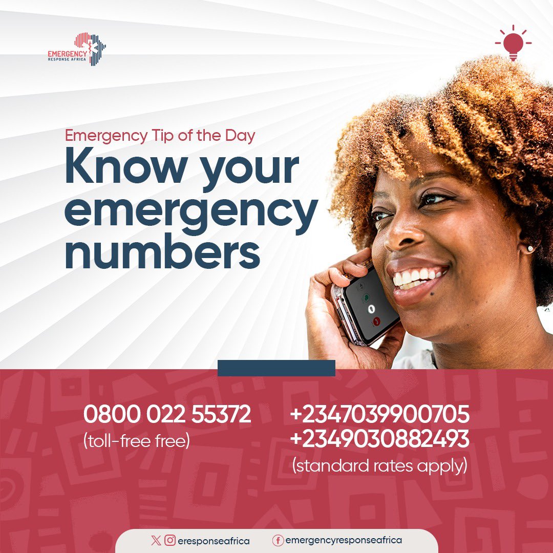 Emergencies are unpredictable. Being prepared isn’t.

 Save our emergency numbers now

0800 0225 5372(toll-free)

Tag three of your friends who need to save and have this number handy