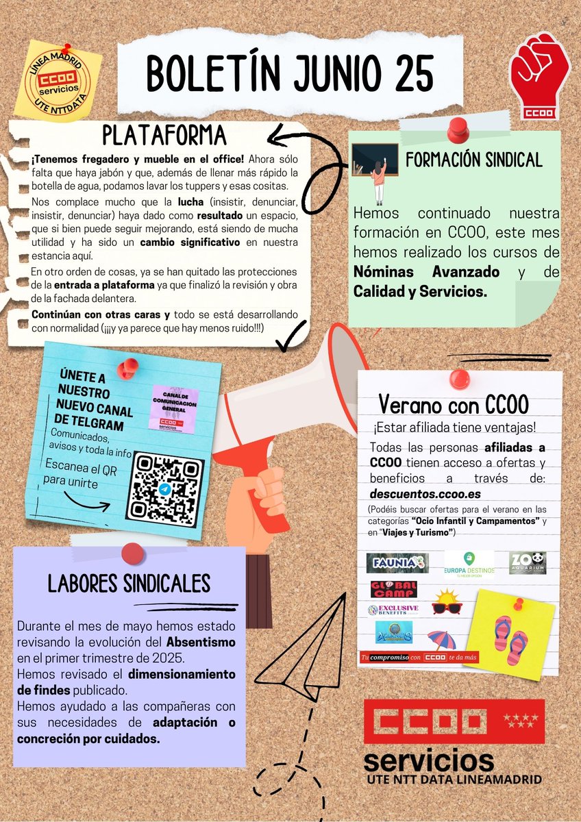CCOO Línea Madrid tweet media