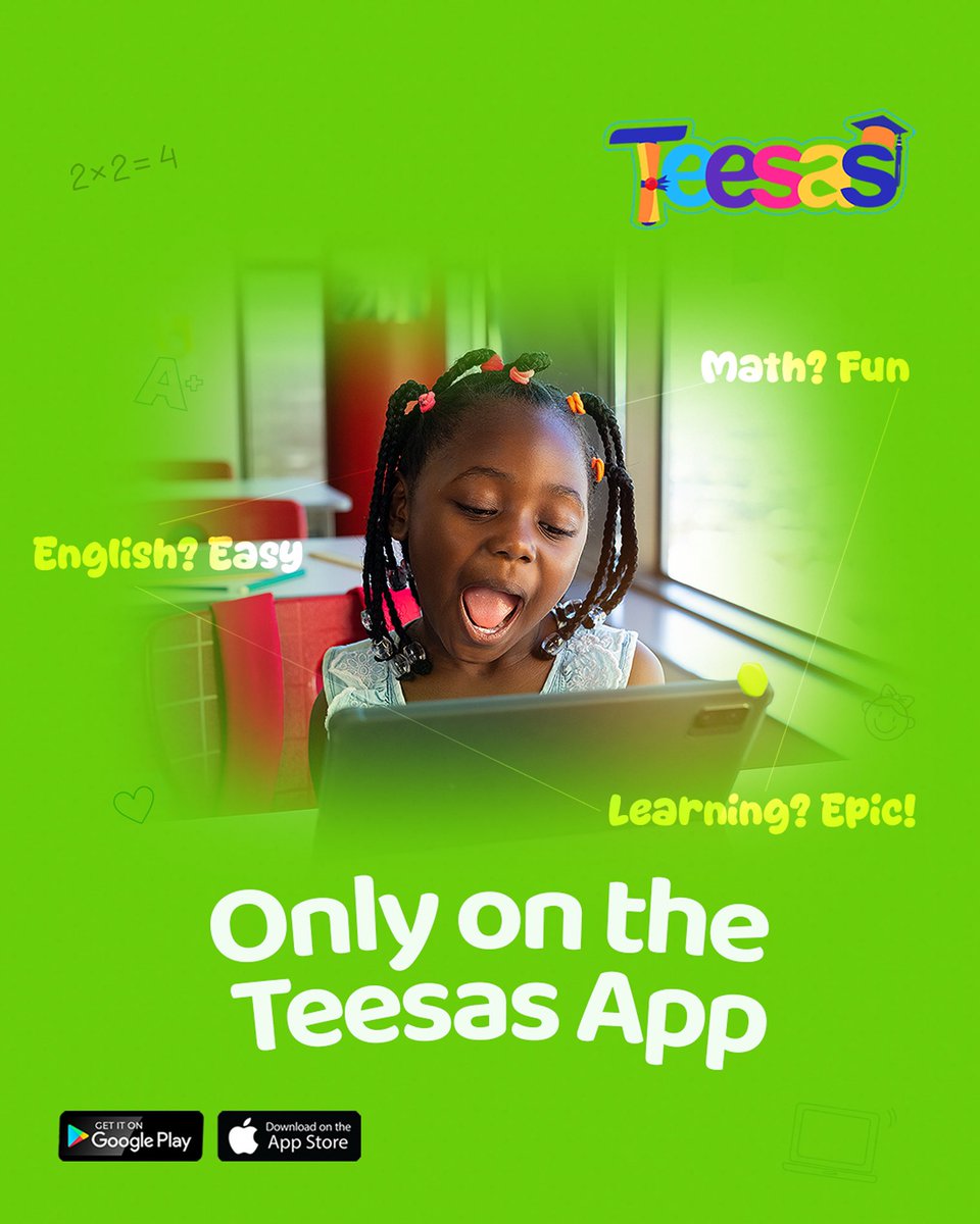 teesasapp's tweet image. Math? Fun. English? Easy. Learning? EPIC.

Only on the Teesas App — where education meets excitement!

Download the  Teesas app today and make learning unforgettable! 

#LearnWithTeesas #EpicLearning #TeesasApp