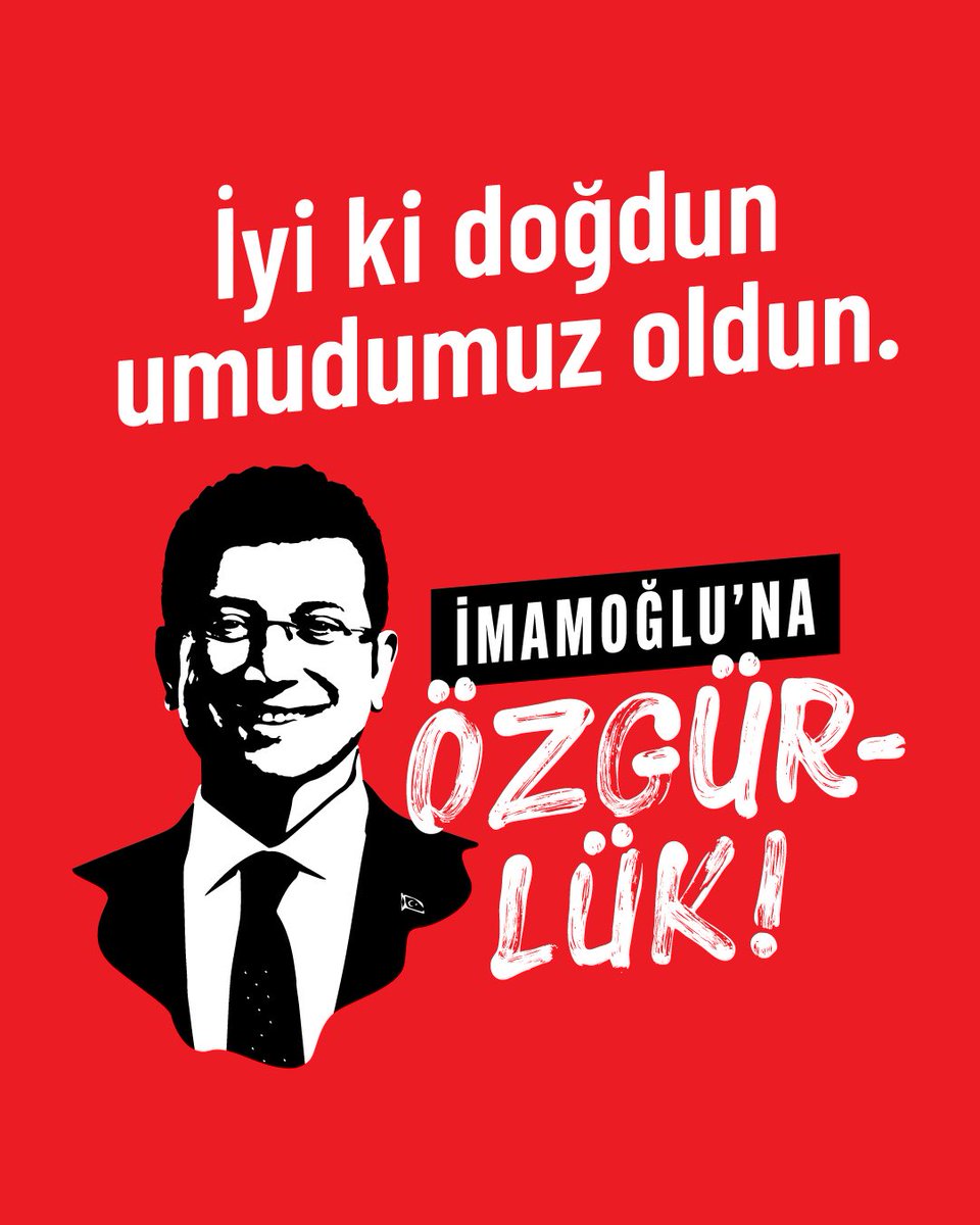 Dilek Kaya İmamoğlu (@dk_imamoglu) on Twitter photo İyi ki doğdun, iyi ki varsın… Sevginle ve şefkatinle benim, çocuklarımızın hayatını aydınlattın. Ülken için kurduğun hayallerle, eşitliğe ve özgürlüğe duyduğun inançla, cesaretinle milletimize umut oldun. Seni çok seviyoruz. ❤️
<a href="/CBAdayOfisi/">Cumhurbaşkanlığı Aday Ofisi</a> İyi ki doğdun, iyi ki varsın… Sevginle ve şefkatinle benim, çocuklarımızın hayatını aydınlattın. Ülken için kurduğun hayallerle, eşitliğe ve özgürlüğe duyduğun inançla, cesaretinle milletimize umut oldun. Seni çok seviyoruz. ❤️
<a href="/CBAdayOfisi/">Cumhurbaşkanlığı Aday Ofisi</a>