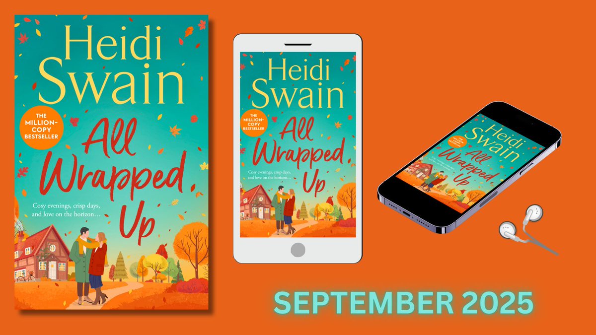 Kim Clewer (@munchkim) on Twitter photo Excited to be joining <a href="/TeamBATC/">BooksAndTheCity</a> on the #CoverReveal day for #AlllWrappedUp, the new novel from <a href="/Heidi_Swain/">Heidi Swain 🌞🧡🌞</a>. Cosy evenings, crisp days, and romance on the horizon. In Wynbridge, the scent of Autumn is on the breeze and love is in the air…simonandschuster.co.uk/books/All-Wrap…
#RespectRomFic Excited to be joining <a href="/TeamBATC/">BooksAndTheCity</a> on the #CoverReveal day for #AlllWrappedUp, the new novel from <a href="/Heidi_Swain/">Heidi Swain 🌞🧡🌞</a>. Cosy evenings, crisp days, and romance on the horizon. In Wynbridge, the scent of Autumn is on the breeze and love is in the air…simonandschuster.co.uk/books/All-Wrap…
#RespectRomFic
