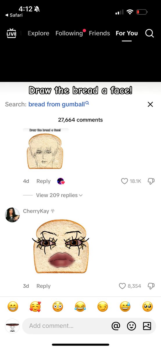 BrokeBoyObie's tweet photo. The more you scroll the more you find 

#breadface https://t.co/wNZdWThPK4