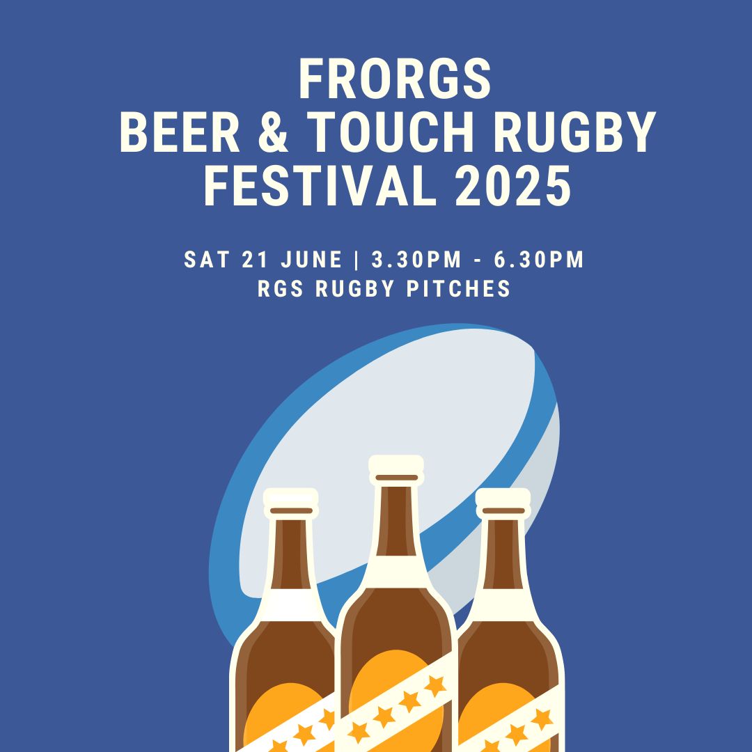 RGSHW Sport (@rgshwsport) on Twitter photo Tickets are on sale for the Beer & Touch Rugby Festival on Sat 21 June. All players & spectators are welcome to come & join us for BBQ, bar & rugby. Will the staff team finally be defeated after 4 consecutive wins? #theinvincibles #pistolpete #TheRGSHWWay
Buy tickets: Tickets are on sale for the Beer & Touch Rugby Festival on Sat 21 June. All players & spectators are welcome to come & join us for BBQ, bar & rugby. Will the staff team finally be defeated after 4 consecutive wins? #theinvincibles #pistolpete #TheRGSHWWay
Buy tickets: