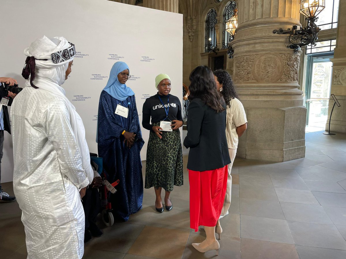 MadinaJubilate's tweet image. I had the opportunity to engage with Germany’s Federal Minister for Economic Cooperation and Development, Ms. Reem Alabali-Radovan. During our conversation, I shared insights about the impactful work that I am doing with Madina Climatic Organization and as a climate advocate .