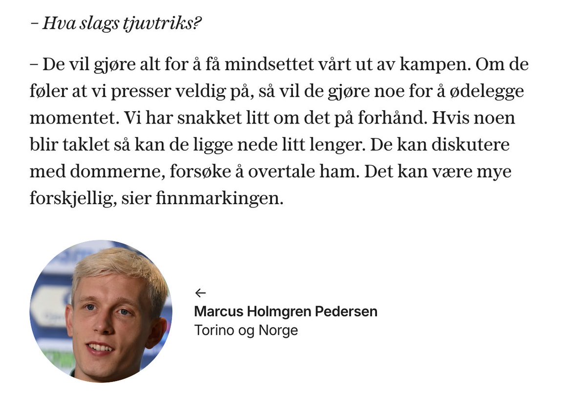 Dette har jeg aldri sett på en fotballbane før. Makan!