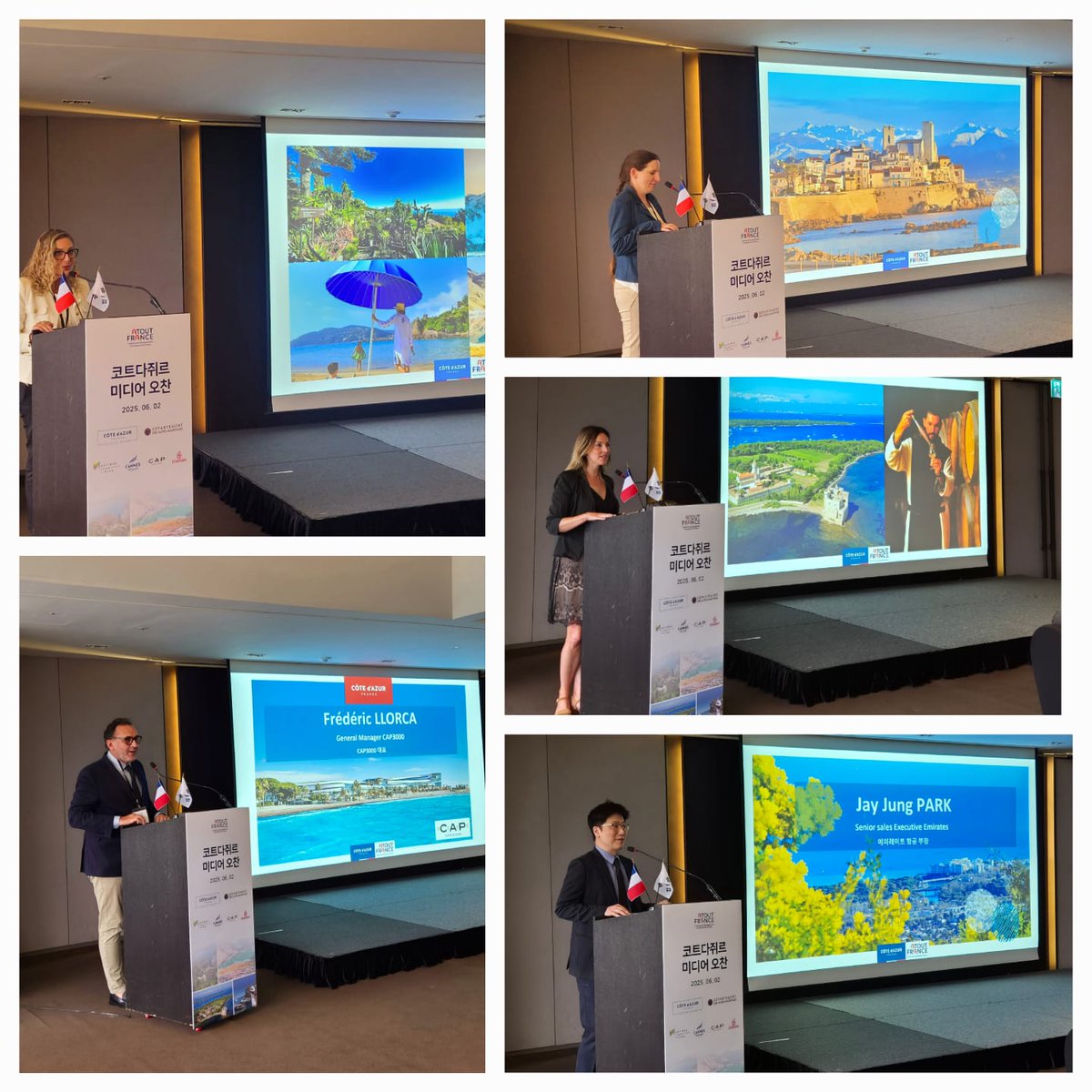 [MISSION ASIE] 🇰🇷 Près de 30 médias sud-coréens réunis à #Seoul autour de @procotedazur et d’<a href="/atout_france/">Atout France</a>.
Une présentation presse pour mettre en lumière la #CotedAzurFrance auprès de ce marché porteur.