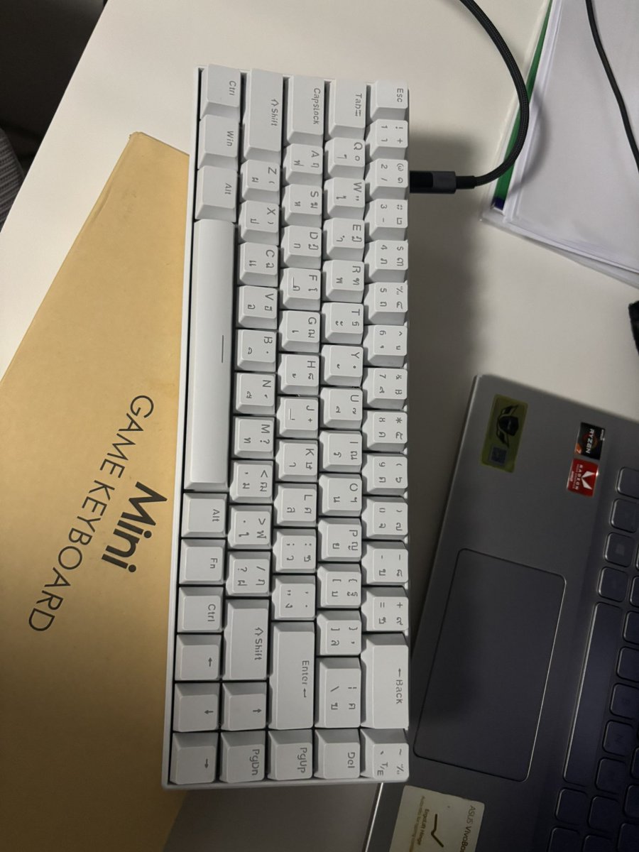 P_MSABT17's tweet photo. Dekay68 DK68 รุ่น pro ไร้สาย ปล่อยถูก ไม่เกินพัน ทักมาได้ต่อรองราคาได้หมดเลย  #คีย์บอร์ดบลูทูธ #แป้นพิมพ์มือสอง https://t.co/zL4BApZWD2