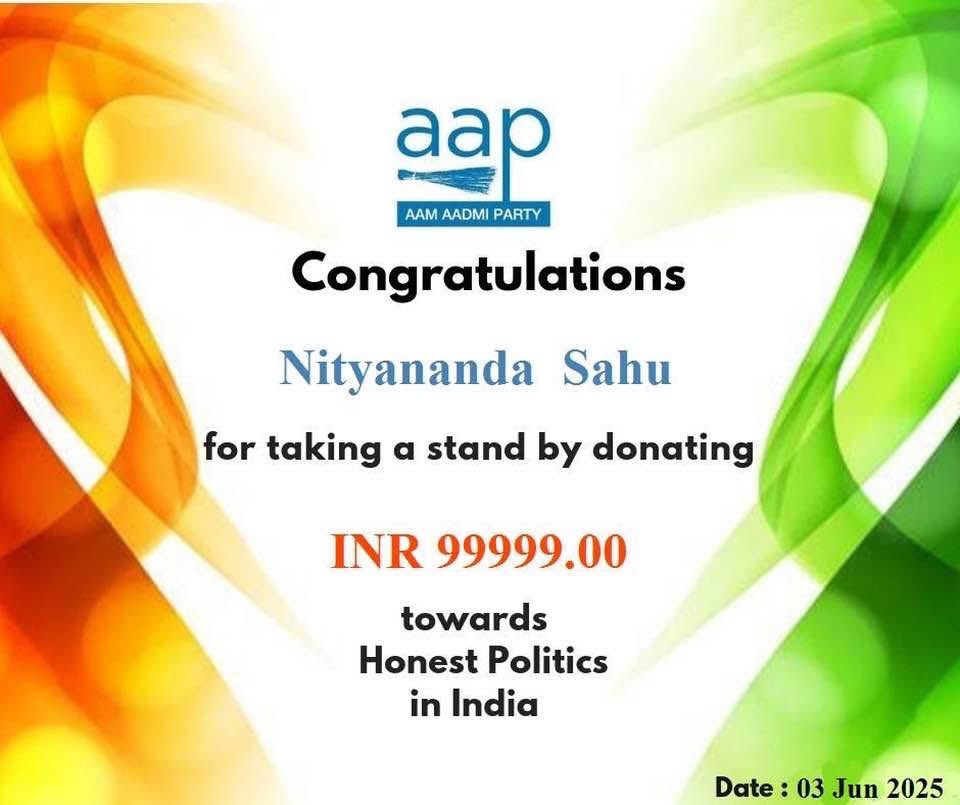 Dr Safin 🇮🇳 (@hasansafin) on Twitter photo Thank you <a href="/nityana82826259/">nityananda sahu</a> for your contribution for Visavadar assembly elctions for <a href="/Gopal_Italia/">Gopal Italia</a>
Donate NOW: aapgujarat.org/gopalitalia
#ISupportGopalItalia Thank you <a href="/nityana82826259/">nityananda sahu</a> for your contribution for Visavadar assembly elctions for <a href="/Gopal_Italia/">Gopal Italia</a>
Donate NOW: aapgujarat.org/gopalitalia
#ISupportGopalItalia