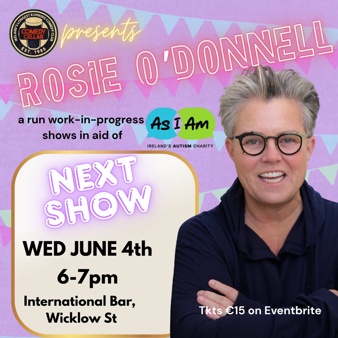 SharonMannion2's tweet image. ๐จJUST RELEASED๐จ
A handful of extra tkts for this have just gone on sale for Rosie's 6pm show tomorrow
GET ON IT FAST ๐โโ๏ธ๐โโ๏ธ
๐๐๐
eventbrite.co.uk/e/rosie-odonneโฆ
๐๐๐๐๐๐๐๐๐๐๐๐๐๐