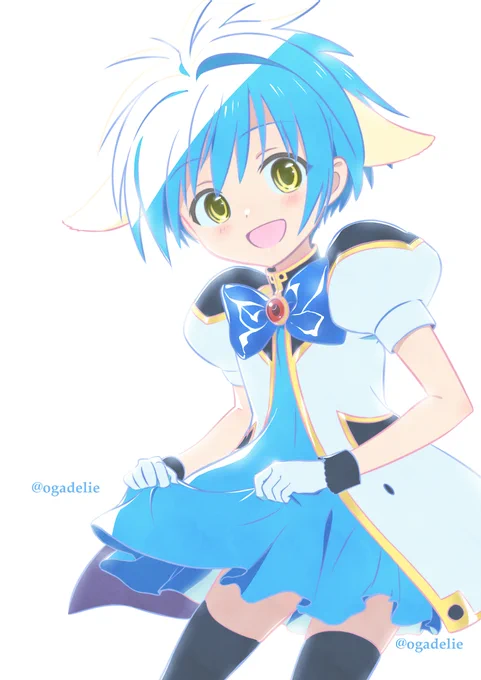 ギャラクシーエンジェル ミント・ブラマンシュさんED風味 昨日の完成版 暑かったり寒かったりの日々ですが体調にお気をつけを〜 (レイヤー抜けてたので再掲)