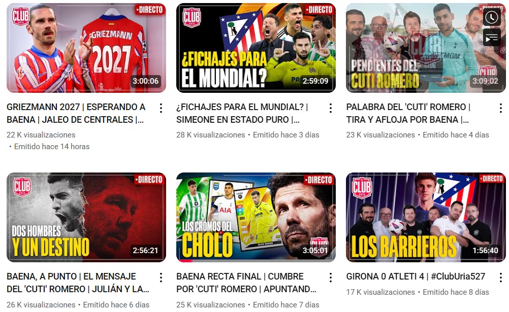 Detrás del programa hay horas de trabajo. Muchas. Tenemos un equipo de colaboradores que es increíble y tenemos patrocinadores que apuestan por nosotros..pero sobre todo, somos afortunados de teneros  a VOSOTROS. Agradecidos por tanto cariño #ClubUria
youtube.com/@rubenuriagonz…