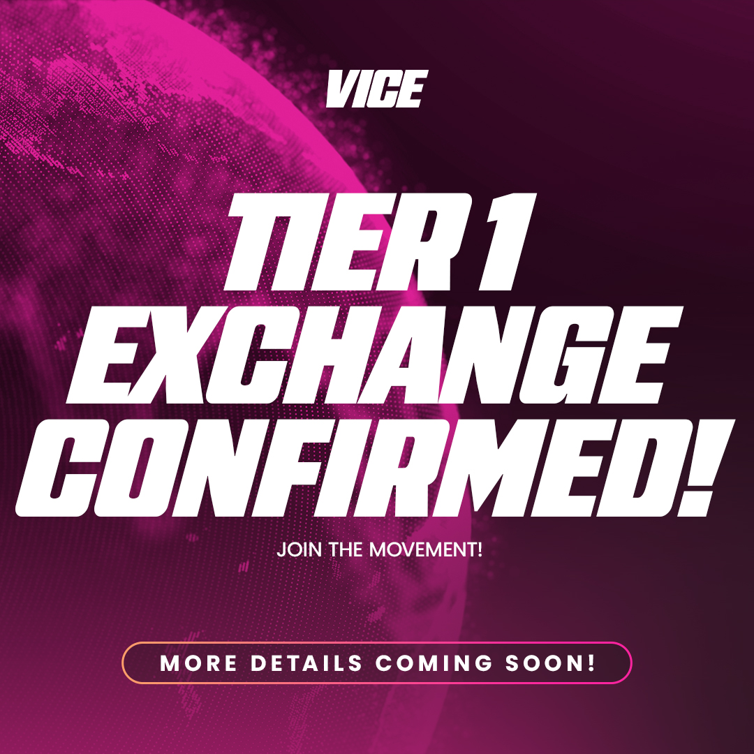 🚨 HUGE ANNOUNCEMENT 🚨

We’re thrilled to announce that $VICE is officially confirmed for a Tier 1 Exchange listing! 🔥

This marks a massive leap forward for the project and positions us on the global stage 📈

The launch date will be revealed very soon, and trust us — you