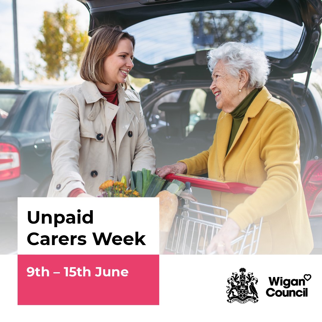 Carers Week is 9–15 June! This year’s theme is Caring About Equality highlighting the challenges unpaid carers face.
📣Local employers get FREE resources to support working carers via <a href="/CarersUK/">Carers UK</a> (bit.ly/4dzafpt). Use code EFCGMCA14.
Learn more: carers.mailbox@wigan.gov.uk