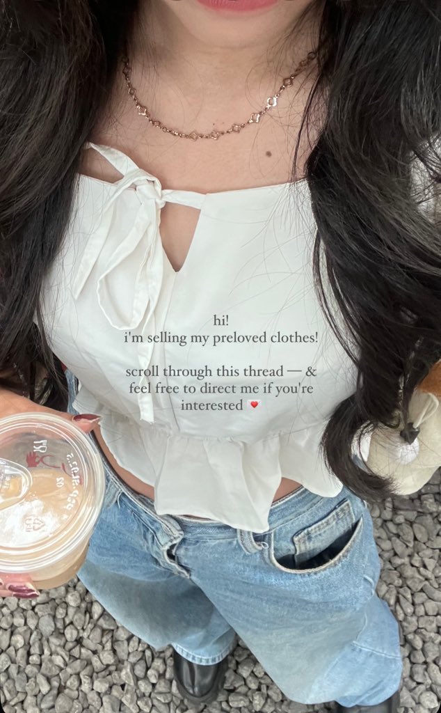 cinderpo's tweet photo. [HELP RT] Letting go of some cute preloved pieces — hoping they find a new home! 💌

💸 Starts from just 10K
📦 Shipped from Bandung with love 
💌 Feel free to DM if something catches your eye! 

WTS | Thrift | Jual Baju Preloved Sale
#zonauang #zonajajan #jualpreloved https://t.co/criVhRBjyy