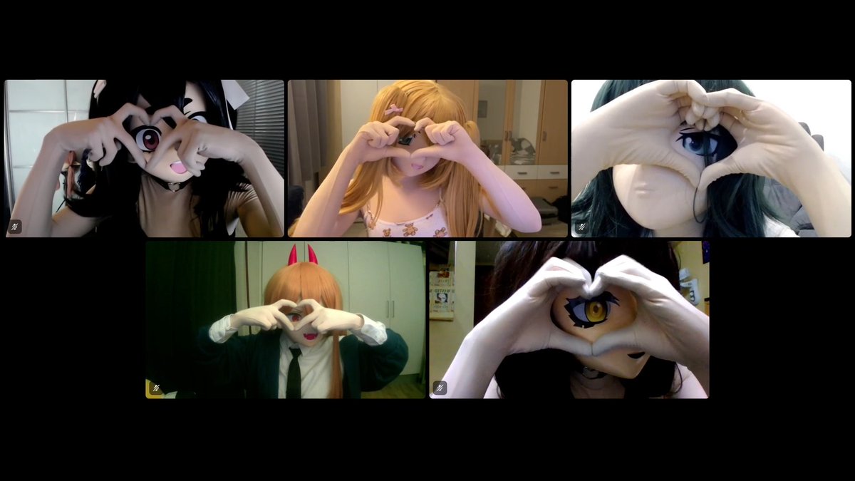 Tio π©Έ (@tiotiohan) on Twitter photo Amazing cam, with 4 wonderful kigu girls! :3
The heart pose never fails to make a cute screenshot! XD β¨
π·οΈ <a href="/Kikigurumi/">π· Kiki π·</a>
π <a href="/LeyaKigu/">Leya</a>
π <a href="/ShadowCharlie97/">ShadowCharlie</a>
π©Έ <a href="/TioTioHan/">Tio π©Έ</a>
π€ <a href="/Del0raK1g/">Del0ra_K1g</a>
(left to right) Amazing cam, with 4 wonderful kigu girls! :3
The heart pose never fails to make a cute screenshot! XD β¨
π·οΈ <a href="/Kikigurumi/">π· Kiki π·</a>
π <a href="/LeyaKigu/">Leya</a>
π <a href="/ShadowCharlie97/">ShadowCharlie</a>
π©Έ <a href="/TioTioHan/">Tio π©Έ</a>
π€ <a href="/Del0raK1g/">Del0ra_K1g</a>
(left to right)
