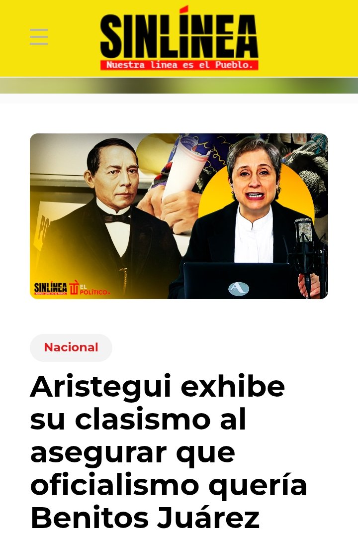 Gustavo Master of Disaster Rocha (@gustavorocmtz) on Twitter photo #ULTIMAHORA
Desde el principio, ese fue el plan de <a href="/lopezobrador_/">Andrés Manuel</a> volver a exhibirlos como lo que son, unos clasistas y racistas. De nueva cuenta AMLO lanzó la red y solitos cayeron.
AMLO es el mejor ajedrecista político del mundo, sin duda. #ULTIMAHORA
Desde el principio, ese fue el plan de <a href="/lopezobrador_/">Andrés Manuel</a> volver a exhibirlos como lo que son, unos clasistas y racistas. De nueva cuenta AMLO lanzó la red y solitos cayeron.
AMLO es el mejor ajedrecista político del mundo, sin duda.