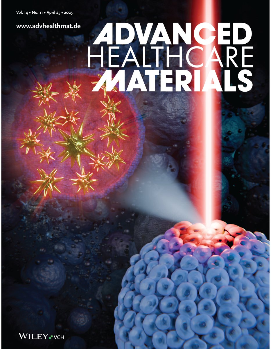 Ana Espinosa (@anaespmr) on Twitter photo 🎉 Our article is featured on the front cover of Adv. Healthc. Mater.!
<a href="/icmm_csic/">Instituto de Ciencia de Materiales Madrid - CSIC</a> <a href="/MaMBIOGroup/">MaMBIO Group ICMM-CSIC</a> <a href="/institut_curie/">Institut Curie</a> <a href="/IMDEA_Nano/">IMDEA Nanociencia 🔬</a> <a href="/synchroSOLEIL/">Synchrotron SOLEIL</a> <a href="/BCMaterials/">BCMaterials</a> <a href="/icvcsic/">Instituto de Cerámica y Vidrio ICV-CSIC</a> <a href="/UVa_es/">Gabinete de Comunicación Universidad de Valladolid</a>
#FrontCover <a href="/AdvPortfolio/">Advanced Portfolio News</a>
🔗 More info: advanced.onlinelibrary.wiley.com/doi/full/10.10…
Big thanks to <a href="/Scixel/">Scixel</a> for the design! 🎉 Our article is featured on the front cover of Adv. Healthc. Mater.!
<a href="/icmm_csic/">Instituto de Ciencia de Materiales Madrid - CSIC</a> <a href="/MaMBIOGroup/">MaMBIO Group ICMM-CSIC</a> <a href="/institut_curie/">Institut Curie</a> <a href="/IMDEA_Nano/">IMDEA Nanociencia 🔬</a> <a href="/synchroSOLEIL/">Synchrotron SOLEIL</a> <a href="/BCMaterials/">BCMaterials</a> <a href="/icvcsic/">Instituto de Cerámica y Vidrio ICV-CSIC</a> <a href="/UVa_es/">Gabinete de Comunicación Universidad de Valladolid</a>
#FrontCover <a href="/AdvPortfolio/">Advanced Portfolio News</a>
🔗 More info: advanced.onlinelibrary.wiley.com/doi/full/10.10…
Big thanks to <a href="/Scixel/">Scixel</a> for the design!