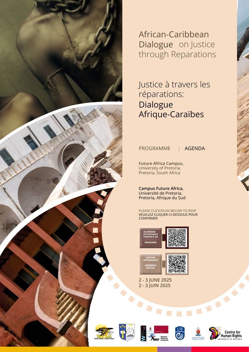 Happening Now!: Join this powerful African-Caribbean Dialogue  on Reparative Justice:zoom.us/meeting/regist…
africajurists.org/african-caribb…