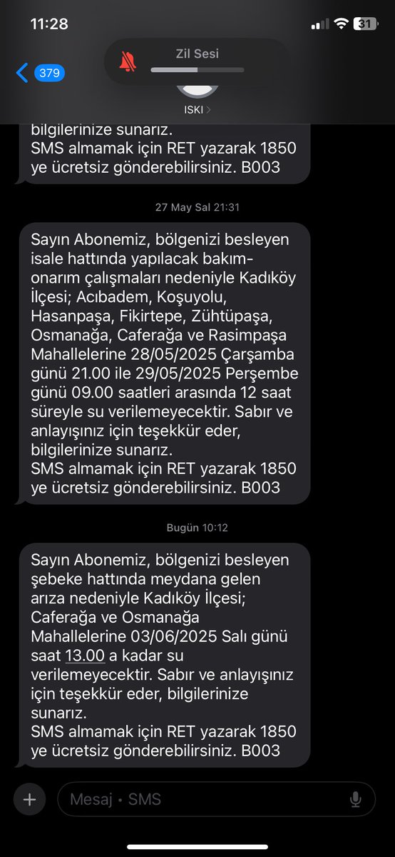 Misafirim gelicek YİNE SU YOK!! şaşırdık mı HAYIR ! Buradan taşınma sebebisiniz !!!! <a href="/iskignmudurlugu/">İSKİ Genel Müdürlüğü</a> <a href="/IBBcozummerkezi/">İBB Çözüm Merkezi</a> <a href="/istanbulbld/">İstanbul Büyükşehir Belediyesi</a>