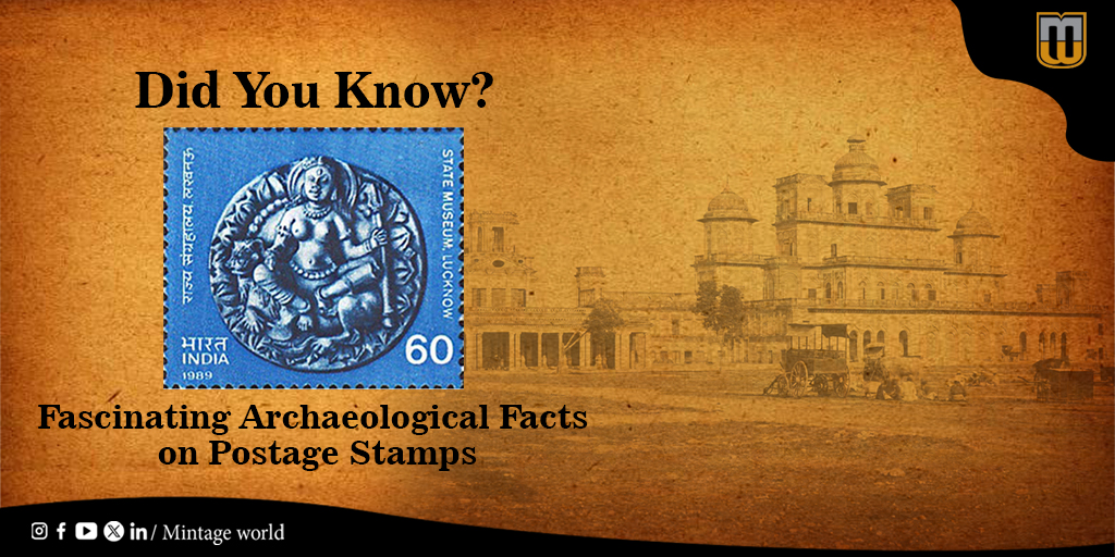 MintageWorld's tweet photo. #Lucknow, capital city of #UttarPradesh is named after #Lakshmana from the epic #Ramayana. In 6th Century BCE, it was a part of the #Kosala #Mahajanapada. Popularly, known as the 'City of Nawabs', Lucknow flourished as a cultural and artistic hub under the reign of the Nawabs of Awadh, particularly during the 18th and 19th centuries.
The State #Museum in Lucknow was established in 1863 from the collection of Colonel Saunders Alexius Abbott. Initially designated as a ‘Provincial Museum,’ it was renamed the ‘State Museum’ in 1950. The museum has a #collection of approximately 83,000 specimens, which are categorized into five major sections: #Archaeology, #numismatics, #art, natural #History, and ethnography. In addition to these primary categories, the collection features a diverse array of artifacts, including ornaments, #arms and #armor, manuscripts, musical instruments, and various other miscellaneous items.
On January 11, 1989, #India Post commemorated the 125th anniversary of the Lucknow State Museum by issuing a stamp that highlights a 5th century CE terracotta plaque, which depicts Goddess #Durga on a lion, originating from Uttar Pradesh. This stamp, which carries a face value of 60 paise, underscores the historical significance of the museum's collection.
According to 'Catalogue of Terracottas Kept at State Museum, Lucknow,' authored by Vijay Kumar, the above plaque is attributed to the #Gupta Period. These plaques, handcrafted for #Temple decoration, exemplify the artistic #Traditions of that era. During the Gupta period, many brick temples were embellished with terracotta art, primarily in the form of plaques that illustrated religious narratives from significant epics alongside various deities.
The origins of terracotta art can be traced back to the Neolithic phase of Mehrgarh in the #Indian subcontinent. This enduring tradition has persisted through various regional cultures and #urban civilizations throughout India. Numerous #Clay artifacts have been unearthed, including figurines of both humans and animals (such as #Bulls , #Buffaloes , monkeys, and #dogs), #Seals , cart frames, wheels, fragments of bangles, toys, #Dice, pottery, ornaments, and more.
The establishment of the Gupta Empire in the 4th century CE marked a pivotal era during which art, #Science, and literature thrived. This period is characterized by the production of exceptionally high-quality terracotta sculptures that exhibited a cohesive style across the empire. Moreover, the iconographic representations of Brahmanical, Jain, and Buddhist divinities were refined and standardized during this time. The Mathura #school of Art heavily influenced Gupta sculptures. Some of these original #artworks can still be observed within their architectural context like the brick temple in Bhitargaon, Uttar Pradesh.
#philately #archaeohistories #archaeologicalsurveyofindia #asi