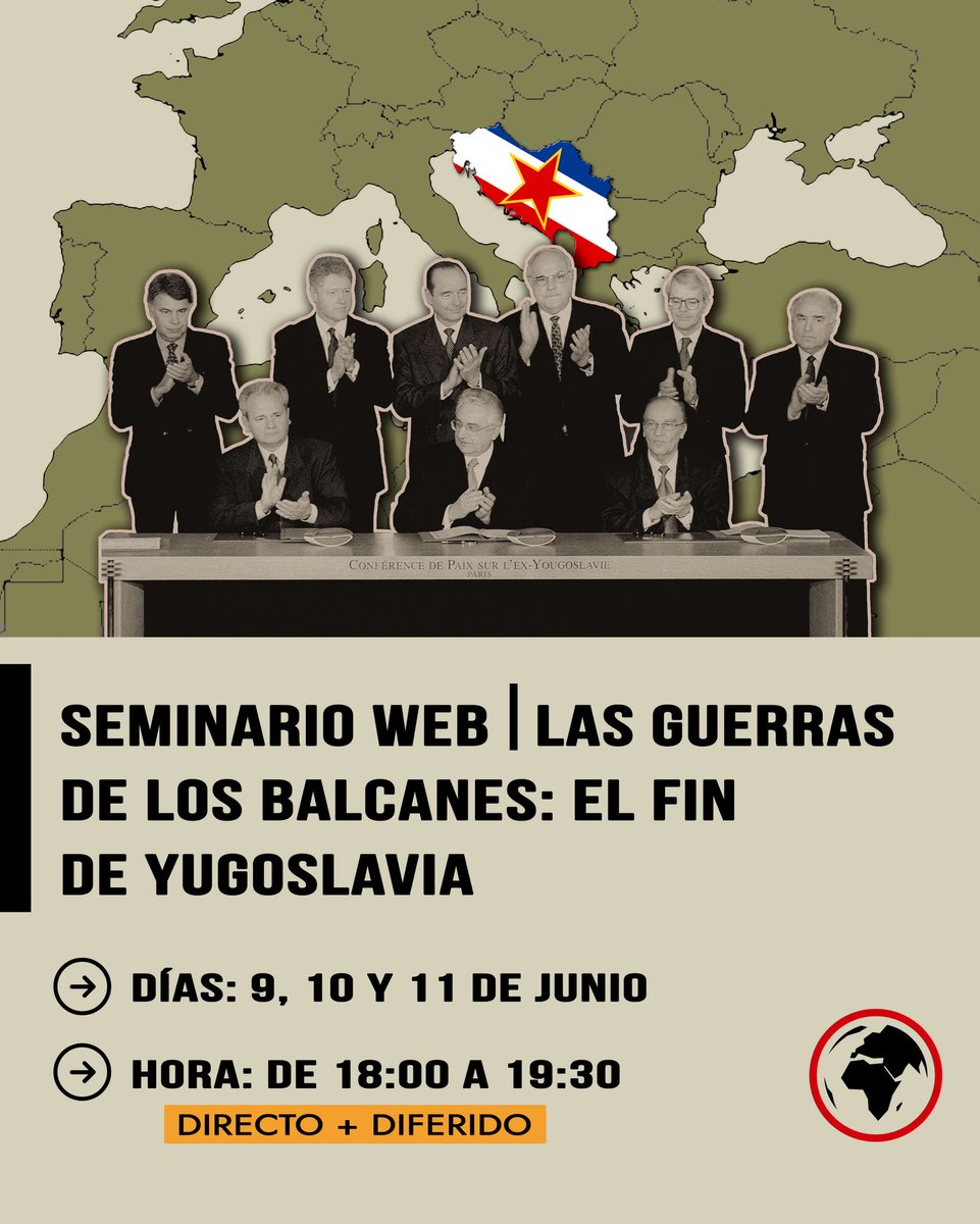 Descifrando la Guerra (@descifraguerra) on Twitter photo 🇷🇸🇽🇰 NUEVO SEMINARIO 🇧🇦🇭🇷
Los días 9, 10 y 11 de junio organizamos un nuevo seminario impartido por <a href="/S_Rabinal/">Sergio Rabinal</a>
“Las guerras de los Balcanes: el fin de Yugoslavia”
¿Cómo se estructura el seminario y qué claves se analizarán?
🔗 descifrandolaguerra.es/seminarios/gue…
Dentro hilo 🧵 🇷🇸🇽🇰 NUEVO SEMINARIO 🇧🇦🇭🇷
Los días 9, 10 y 11 de junio organizamos un nuevo seminario impartido por <a href="/S_Rabinal/">Sergio Rabinal</a>
“Las guerras de los Balcanes: el fin de Yugoslavia”
¿Cómo se estructura el seminario y qué claves se analizarán?
🔗 descifrandolaguerra.es/seminarios/gue…
Dentro hilo 🧵