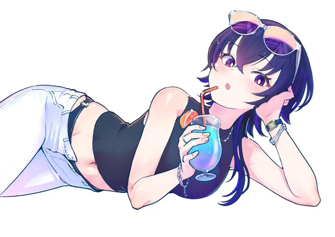 暑くなってきますね のせさんの夏旅行イメージしてみました! 例の如くまだ、シャドウバン中みたいなので リポスト頂けたら非常に助かります #一ノ瀬の絵