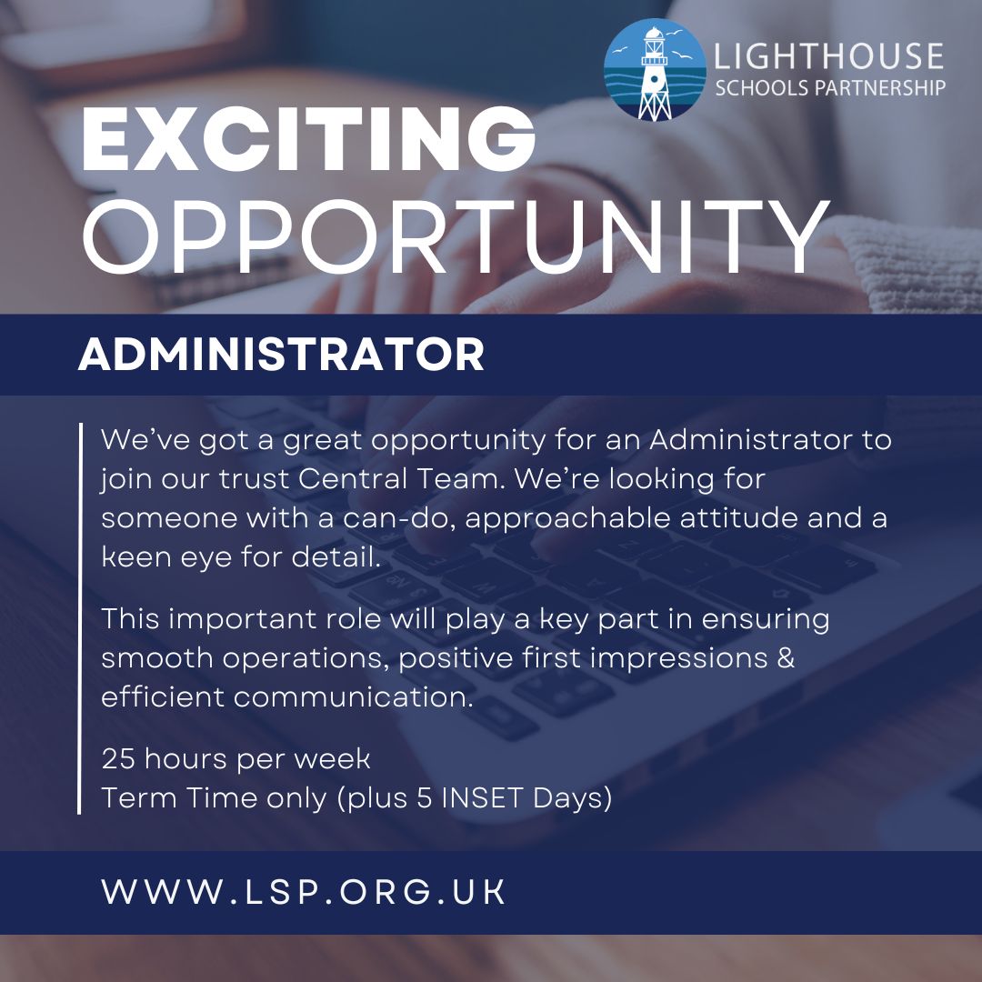 EXCITING OPPORTUNITY | Administrator

We're looking for an Administrator to join our Central Team. This person will play a key role in ensuring smooth operations, positive first impressions and efficient communication. 

Find out more: ce0218li.webitrent.com/ce0218li_webre…