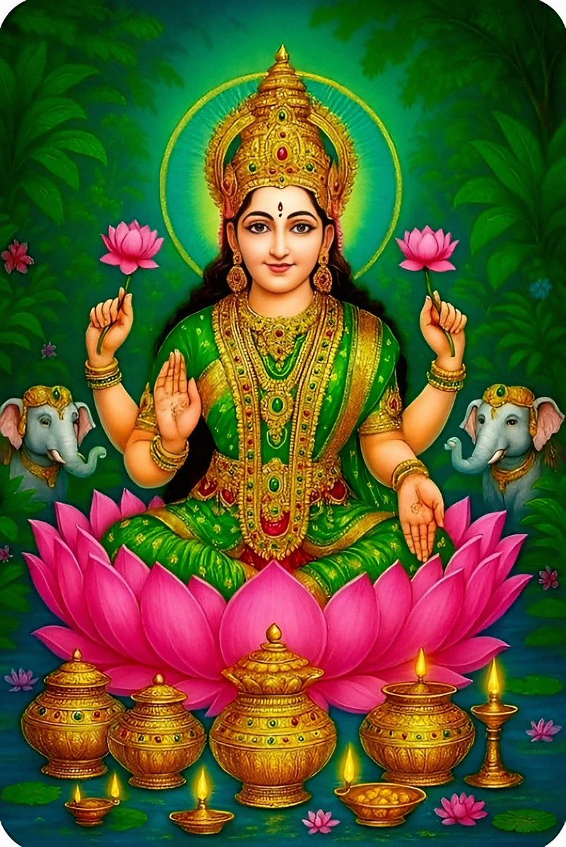 !!आदिशक्ति मॉं महालक्ष्मी के दिव्य अलौकिक दर्शन!!💗🌷