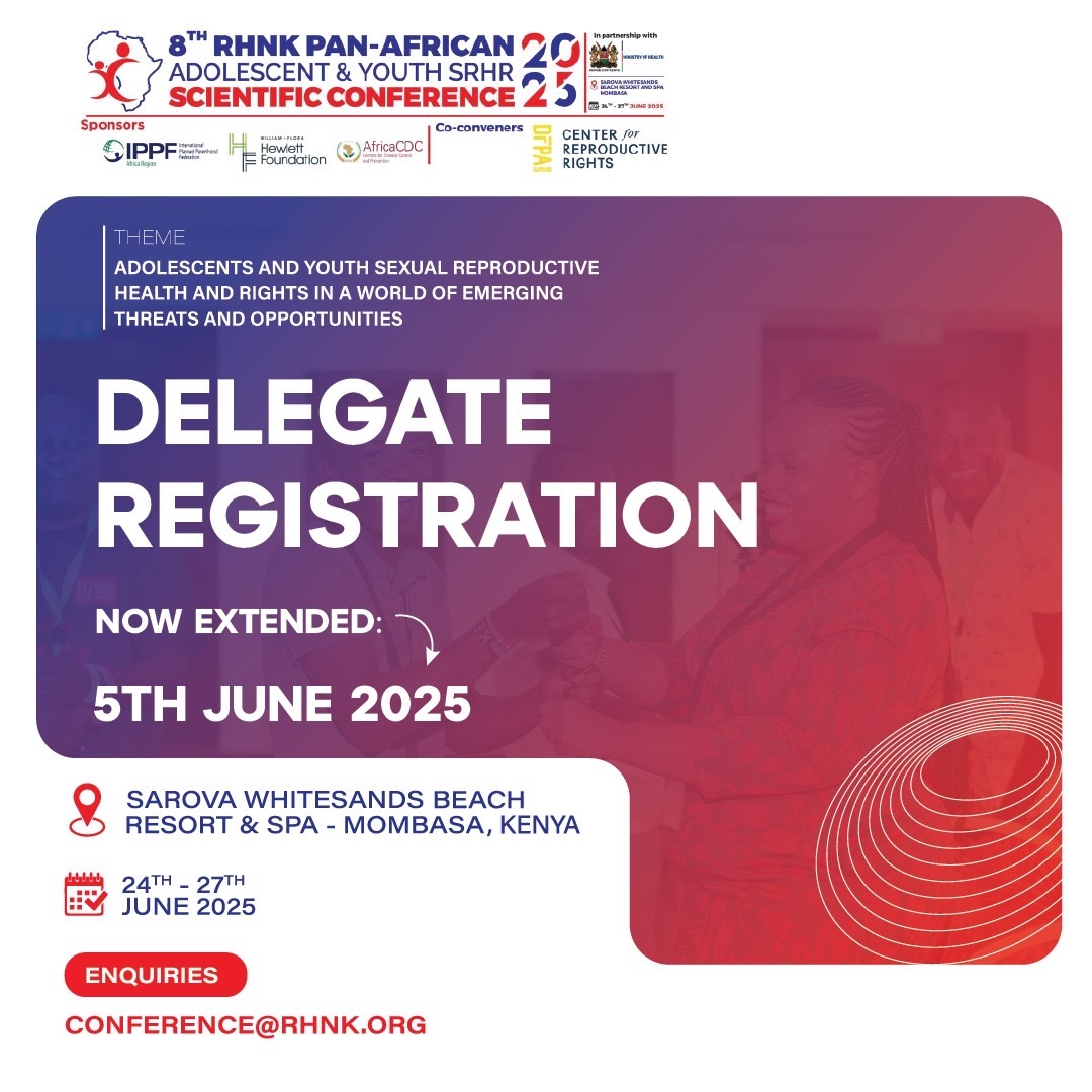 Nderitu_Lornah (@nderitulornah) on Twitter photo This isn’t just a conference.
It’s a continental space for youth power, policy, and progress.
Africa is watching. Will you be in the room?
🗓️ Registration closes 5th June
📍Mombasa | June 24–27
🔗 rhnk.org/conference
#RHNKConference2025
<a href="/rhnkorg/">Reproductive Health Network Kenya</a> This isn’t just a conference.
It’s a continental space for youth power, policy, and progress.
Africa is watching. Will you be in the room?
🗓️ Registration closes 5th June
📍Mombasa | June 24–27
🔗 rhnk.org/conference
#RHNKConference2025
<a href="/rhnkorg/">Reproductive Health Network Kenya</a>