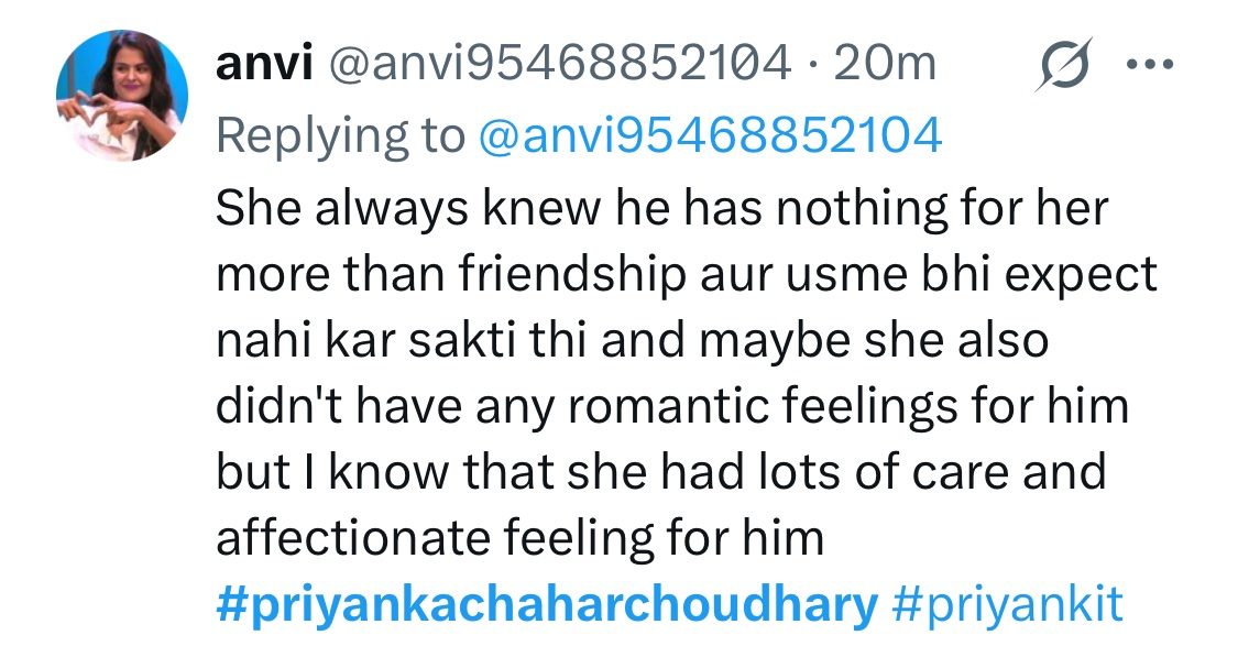 Paripaltan0000's tweet photo. Aah ah ah ah ahhhh kabhi khushi kabhi ghum.. ho gaye juda hum kabhi khushi kabhi ghuuuummm…!
if only could add some background music here 🎵 🎶
☹️ prenku behen ! 😭 #DeviJi
#DJHersh #VetHersh #PriShey
#PriyankaChaharChoudhary #PriyAnkit #AnkitGupta https://t.co/1G32UKPV5i