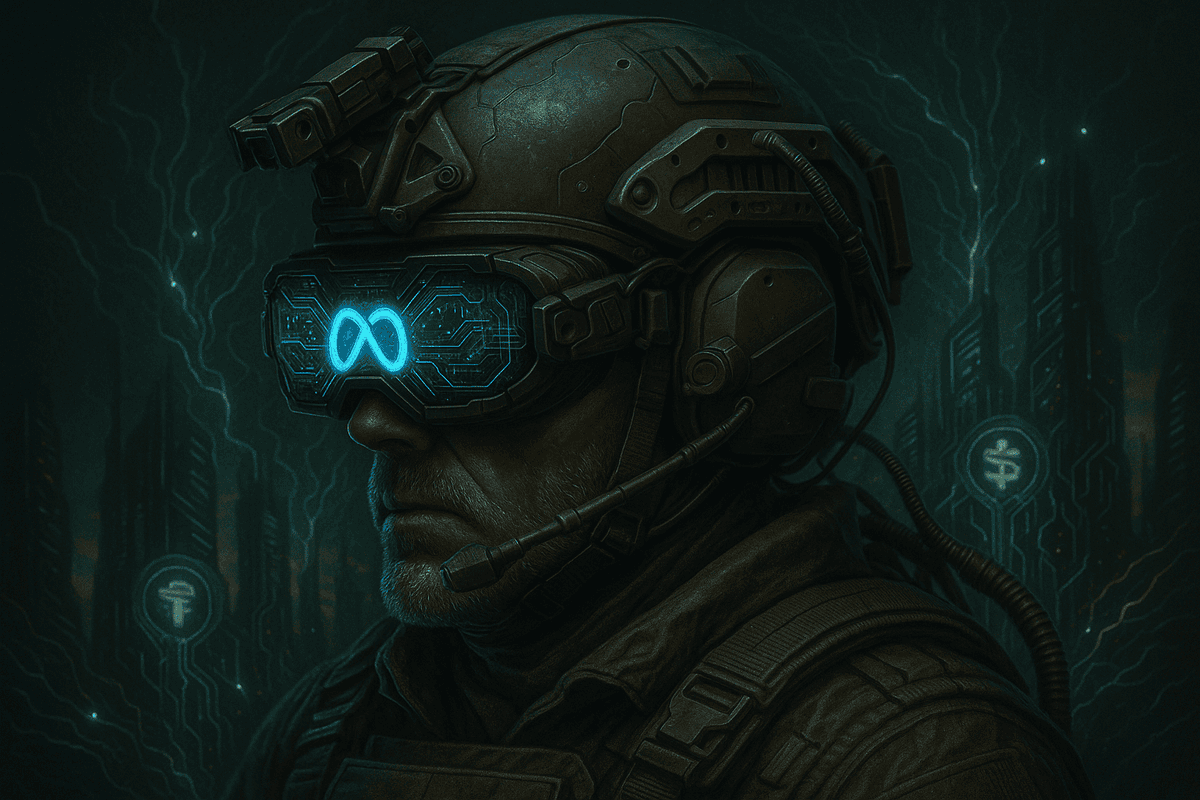 SimbioseCripto's tweet photo. 🔗https://t.co/FAUvOTtiXb

A Meta não quer apenas dominar o virtual, quer integrar soldados à máquina.
Realidade mista, IA e campo de batalha.
Uma nova simbiose nasce... mas quem controla o hospedeiro? https://t.co/ZSkkXv2Ilg