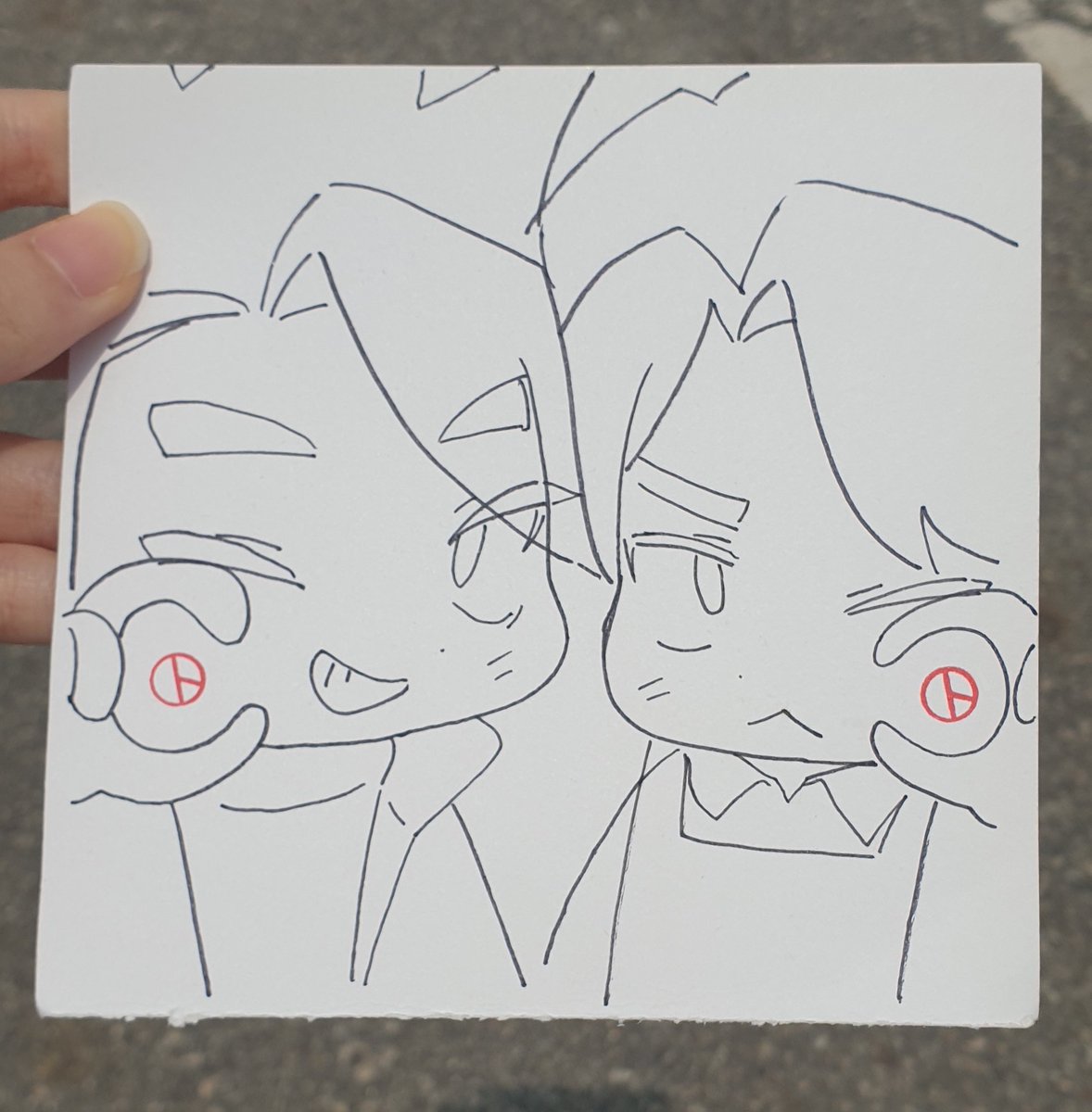 태준으로 투표완료👾🍀👍
제 그림은 아니고.. 가족이 그려줬습니다🥺 볼따구가 너무귀여워