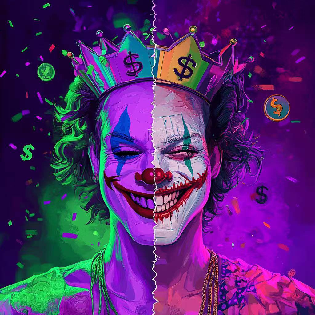 🚨 疯癫警报！小丑币 ($JOKERCLOWN) 24小时暴涨896%！🤡🎭
加密世界就是一场马戏表演——而我们是主演！
你是 JOKER🃏（混乱主宰）还是 CLOWN🤡（欢乐悖论）？
同一张笑脸，两面疯狂！
🔥 为什么加入马戏团？
✔️ 24小时电报狂欢：表情包大战💥 | 随机空投🎁 | 故事分享
✔️ 每日投票决定代币模式：疯癫 or