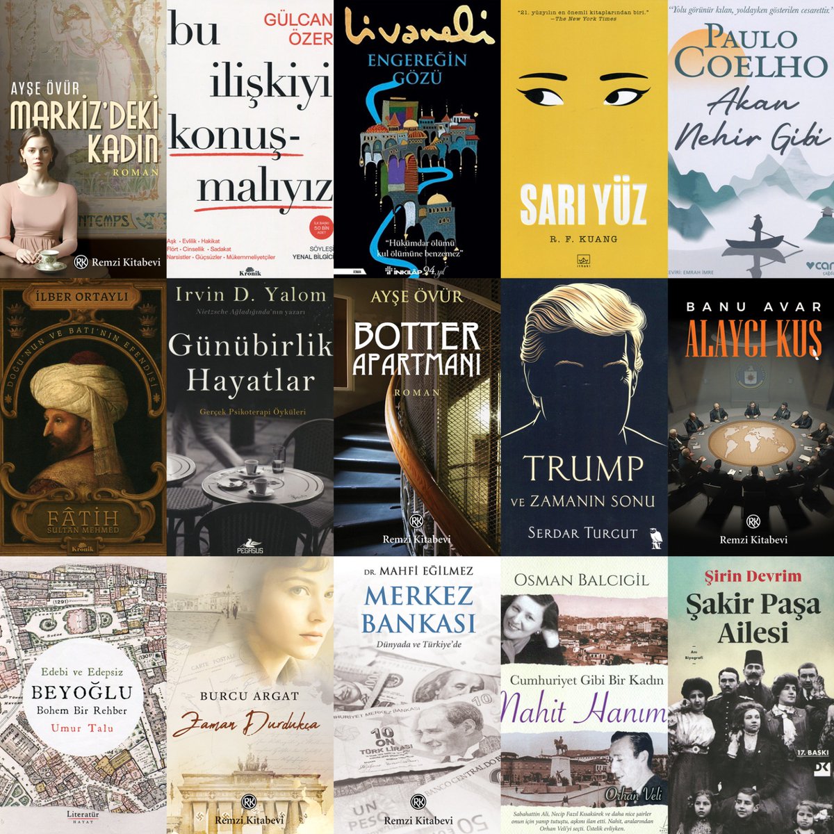 26 Mayıs - 01 Haziran 2025 haftası Türkçe çok satan kitaplar #çoksatanlar #remzikitabevi

Satın almak için:
trendyol.com/sr/?mid=653904…