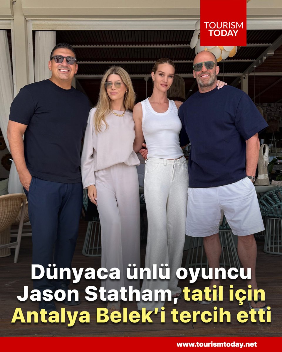 Ünlü oyuncu Jason Statham, sosyal medya hesabından Türkiye’nin en seçkin otellerinden Regnum Carya’dan gerçekleştirdiği paylaşımında “Geri dönmek harika. Bu yeri seviyoruz” ifadelerine yer verdi.