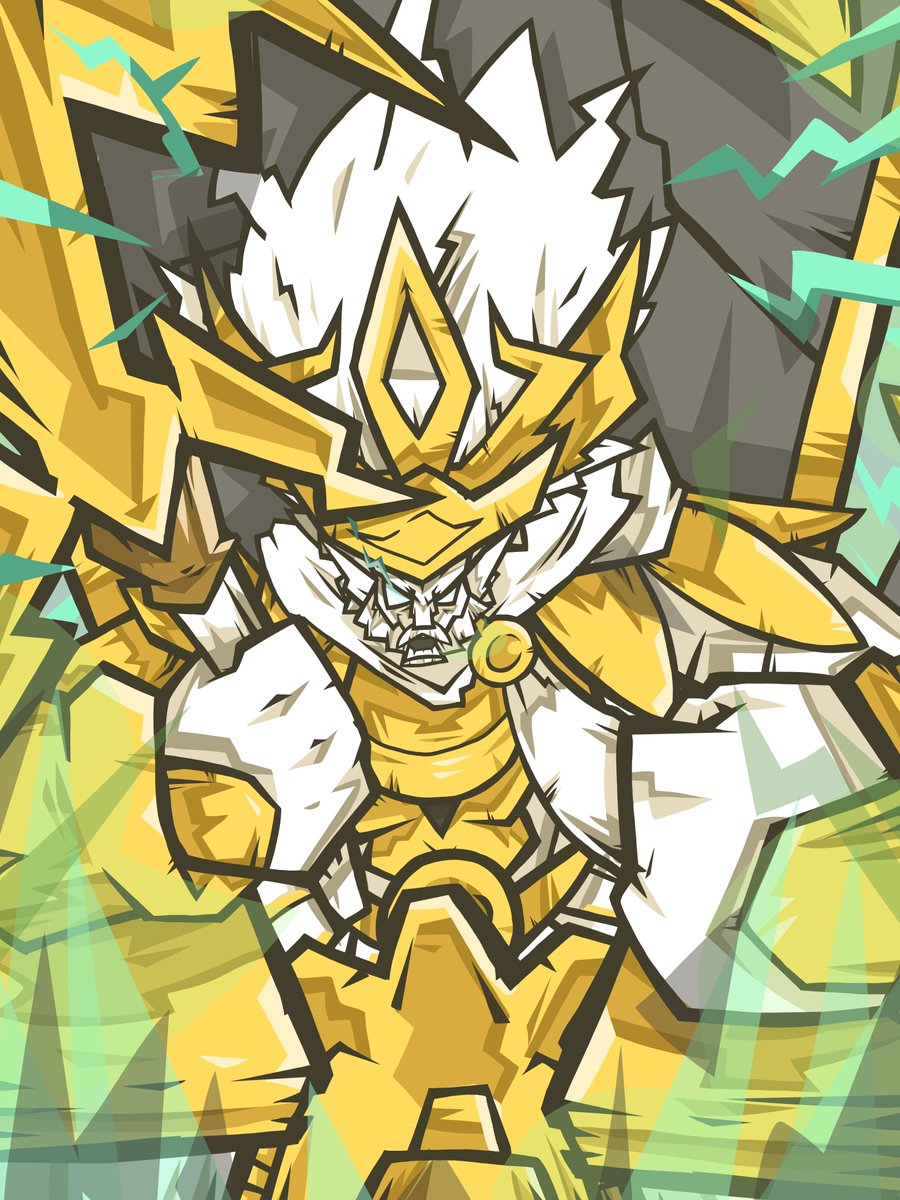 全能神G
#にゃんこ大戦争 #イラスト 
#天空神ゼウス #Gギガントゼウス
#ゼウス