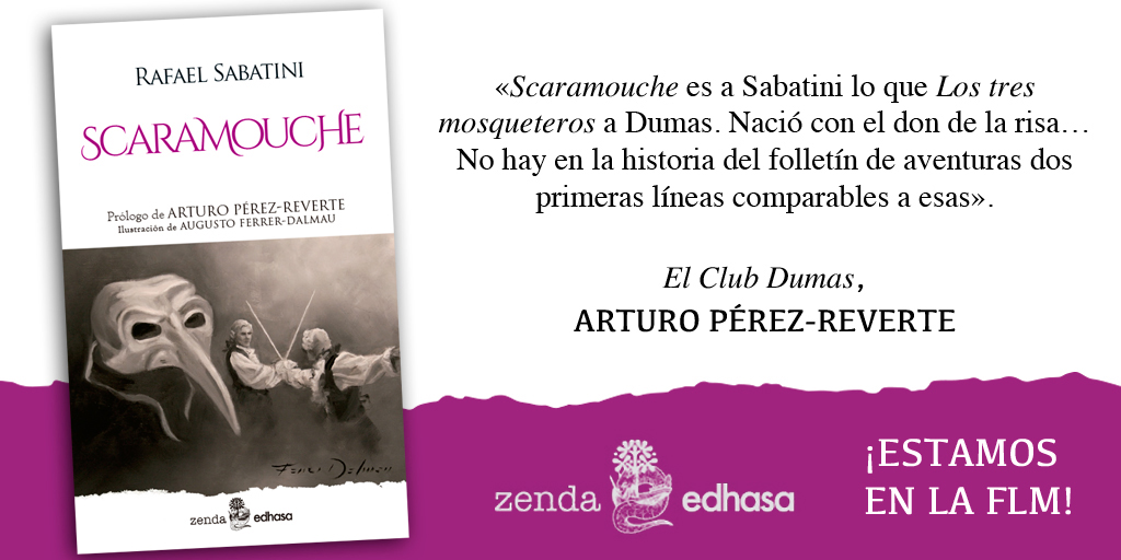 Zenda (@zendalibros) on Twitter photo "Scaramouche es a Sabatini lo que Los tres mosqueteros a Dumas". <a href="/perezreverte/">Arturo Pérez-Reverte</a> <a href="/mjsolanofranco/">Mjsolanofranco</a> <a href="/ZendaEdhasa/">zenda edhasa</a> amazon.es/dp/8435055809 "Scaramouche es a Sabatini lo que Los tres mosqueteros a Dumas". <a href="/perezreverte/">Arturo Pérez-Reverte</a> <a href="/mjsolanofranco/">Mjsolanofranco</a> <a href="/ZendaEdhasa/">zenda edhasa</a> amazon.es/dp/8435055809