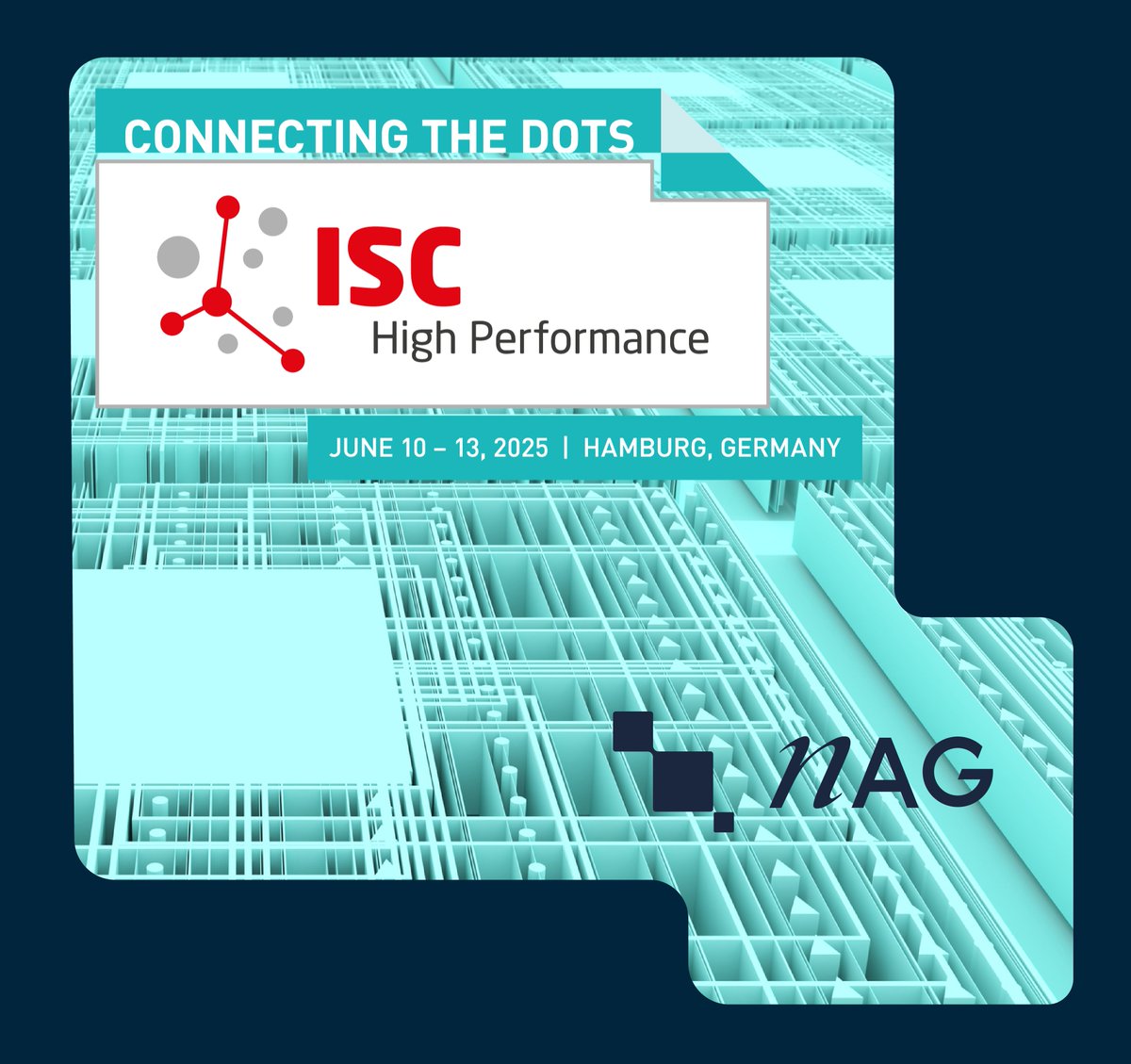 The nAG #HPC team is heading to #ISCHighPerformance! Catch Lenny Pitt, Sachin Nanavati, Eimantas Kazakevicius &amp; Uwe Naumann in Hamburg. Want to connect? Let’s schedule a chat before things get hectic. DM or reach out now! #ISC25 #ConnectingtheDots #HPC #CloudComputing