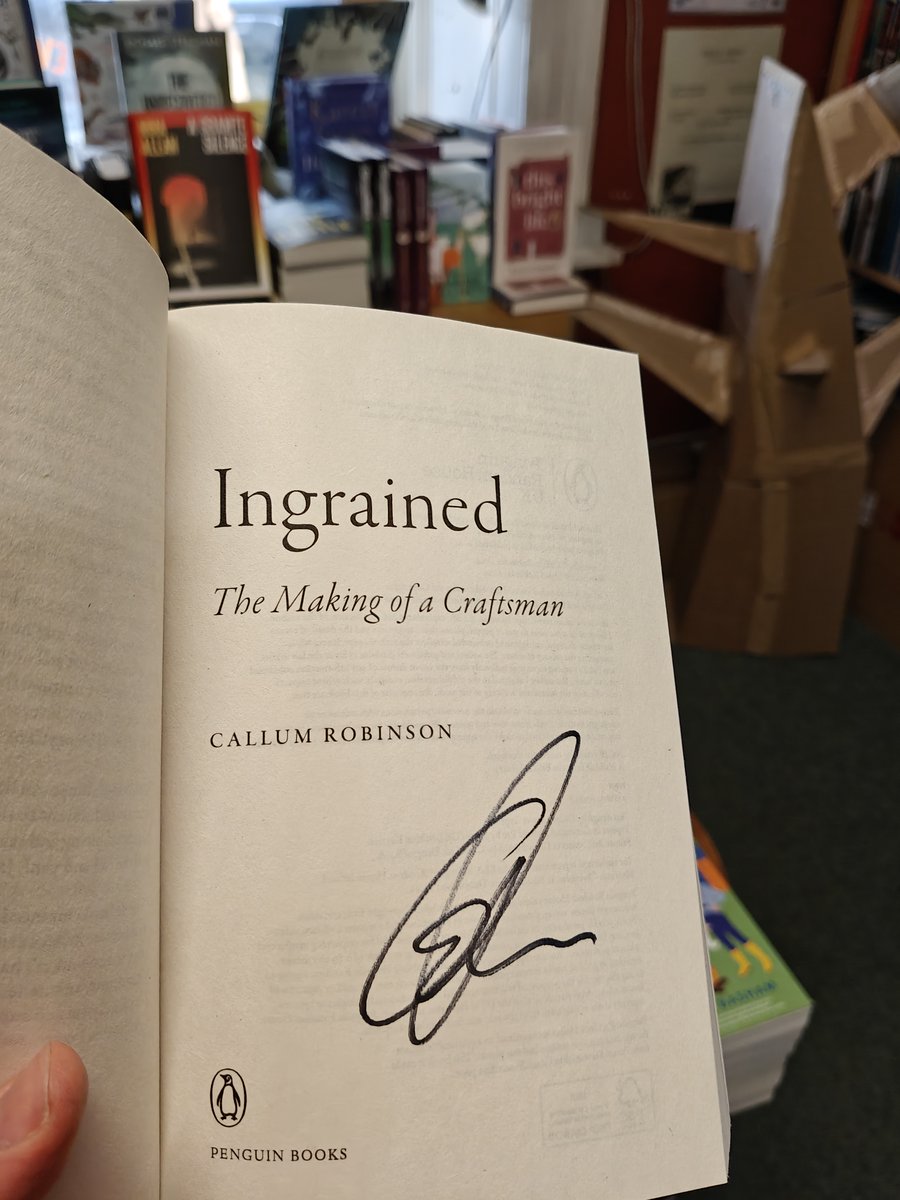 Far From The Madding Crowd Bookshop (@furtherfrom) on Twitter photo Always a treat to have a fantastic local author come in to visit! We loved <a href="/CallumGRobinson/">Callum Robinson</a>'s #Ingrained when it came out in hardback last year, and now we have signed copies of the paperback edition in stock! It's a perfect Father's Day gift, or just a great read for yourself! Always a treat to have a fantastic local author come in to visit! We loved <a href="/CallumGRobinson/">Callum Robinson</a>'s #Ingrained when it came out in hardback last year, and now we have signed copies of the paperback edition in stock! It's a perfect Father's Day gift, or just a great read for yourself!
